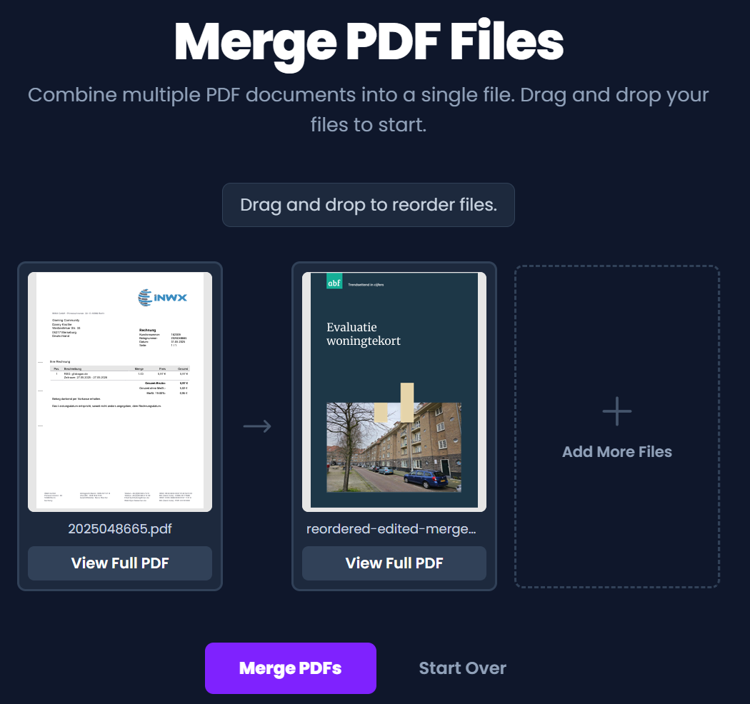 2. Order Your Files